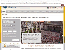 Tablet Screenshot of hotelferrari.it